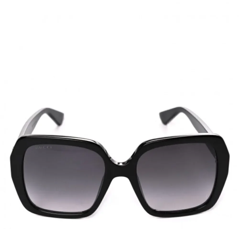 Gucci Classic Oversized Rectangular Sunglasses GG0096S NWT $500